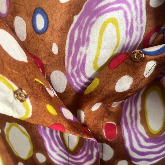 Alberta Ferretti Italian vintage 100% silk maxi dress - Picture 10 of 11